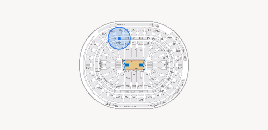 Xfinity Mobile Arena Seating Chart