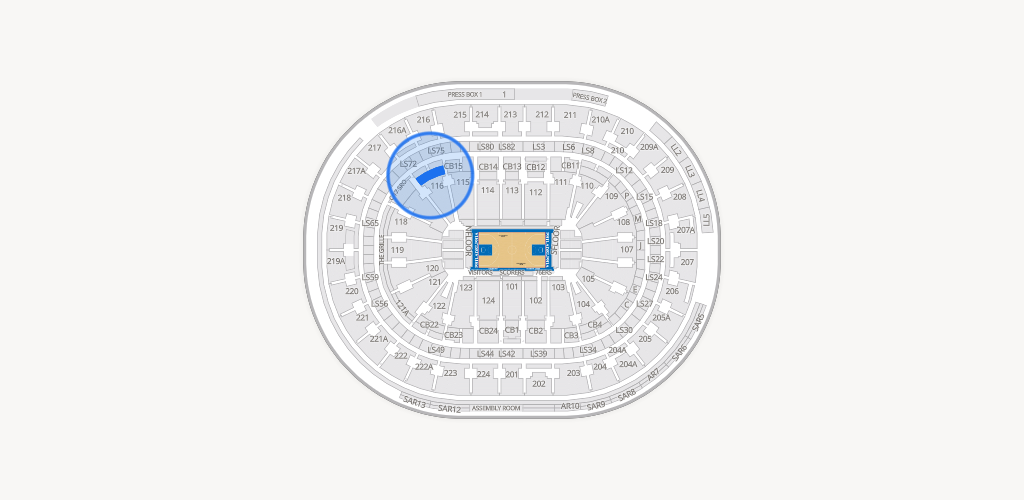 Xfinity Mobile Arena Seating Chart