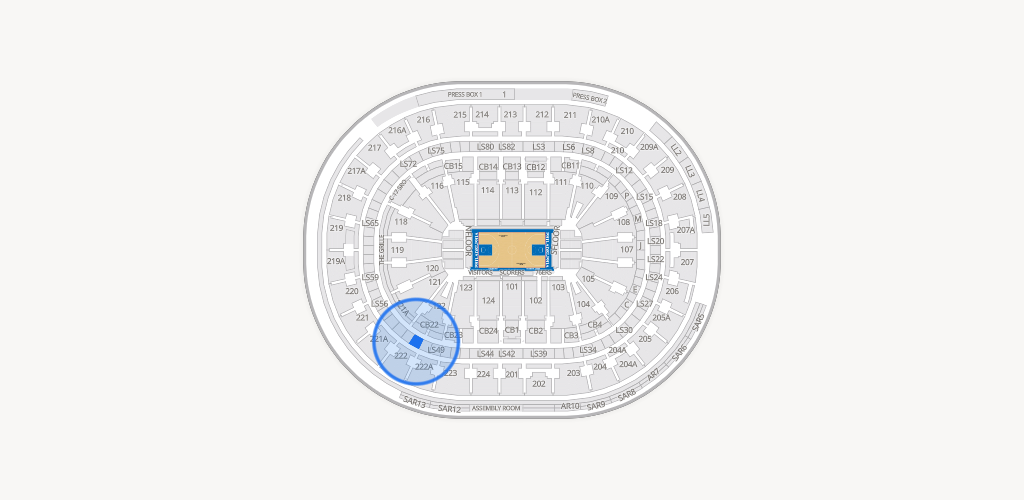 Xfinity Mobile Arena Seating Chart