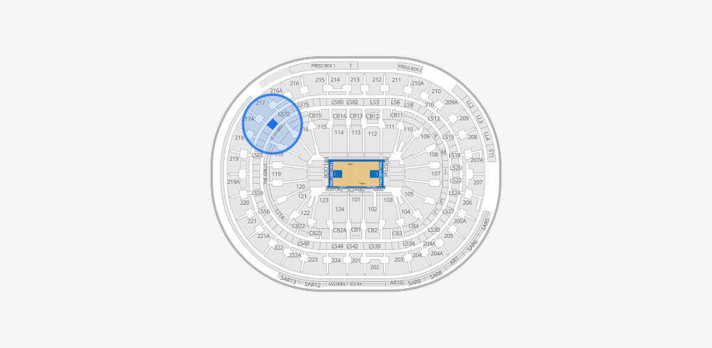 Xfinity Mobile Arena Seating Chart