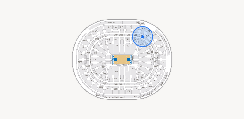 Xfinity Mobile Arena Seating Chart