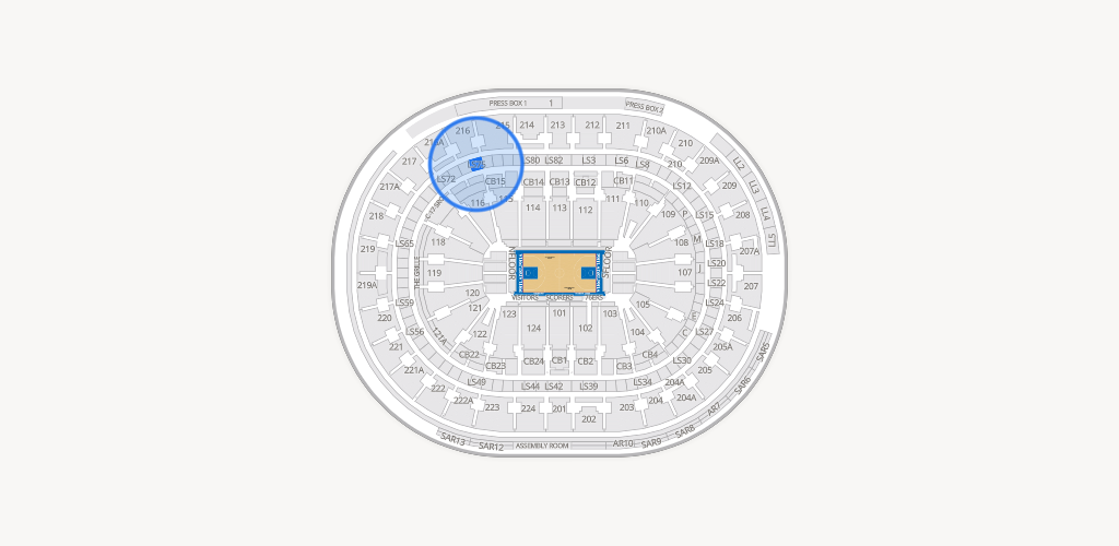Xfinity Mobile Arena Seating Chart