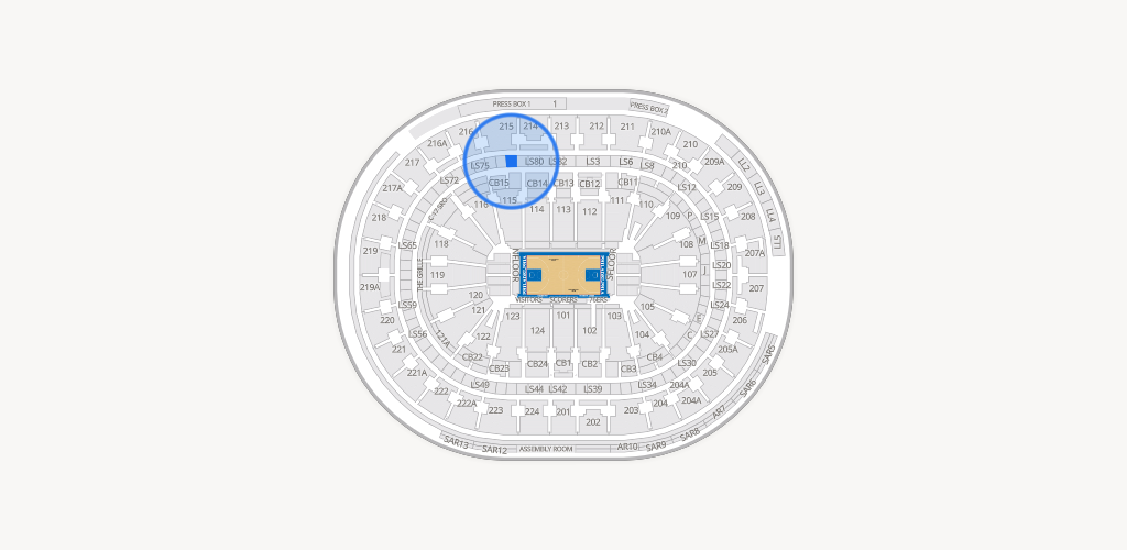Xfinity Mobile Arena Seating Chart