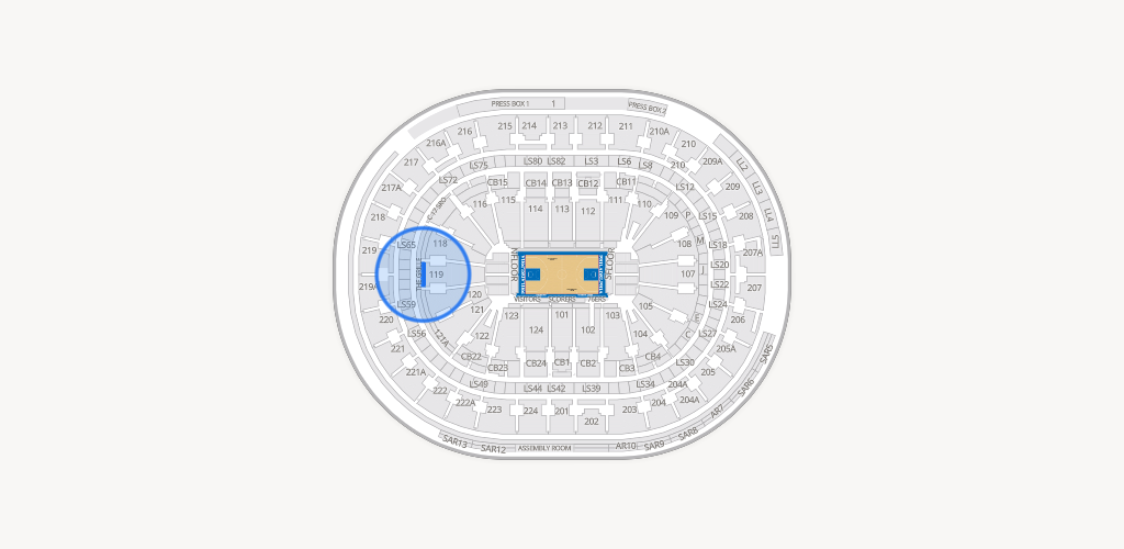 Xfinity Mobile Arena Seating Chart