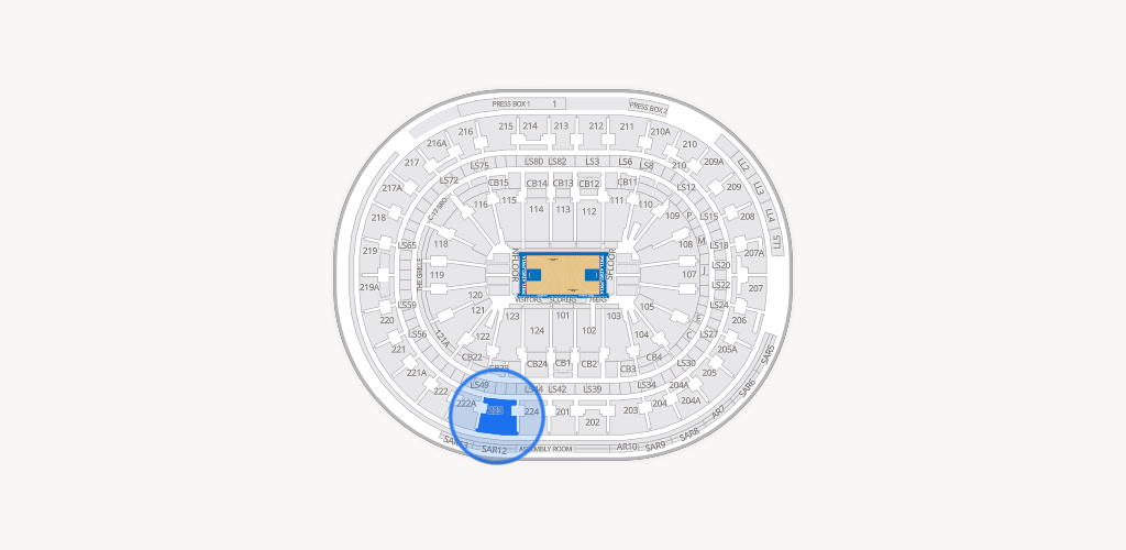 Xfinity Mobile Arena Seating Chart