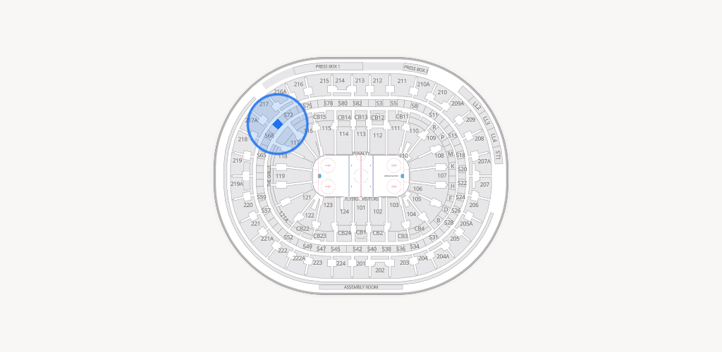 Xfinity Mobile Arena Seating Chart