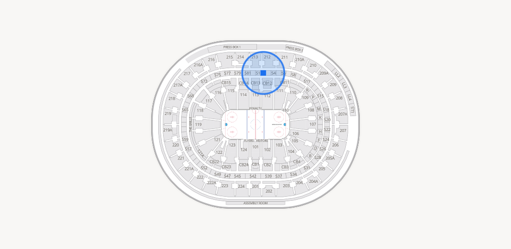 Xfinity Mobile Arena Seating Chart