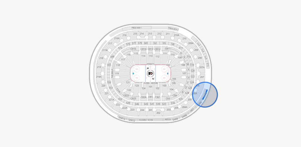 Xfinity Mobile Arena Seating Chart