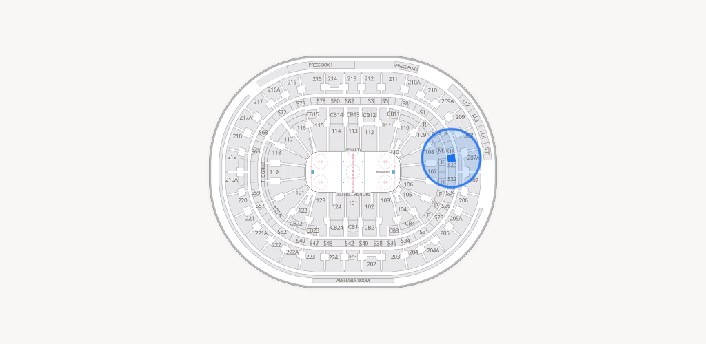 Xfinity Mobile Arena Seating Chart