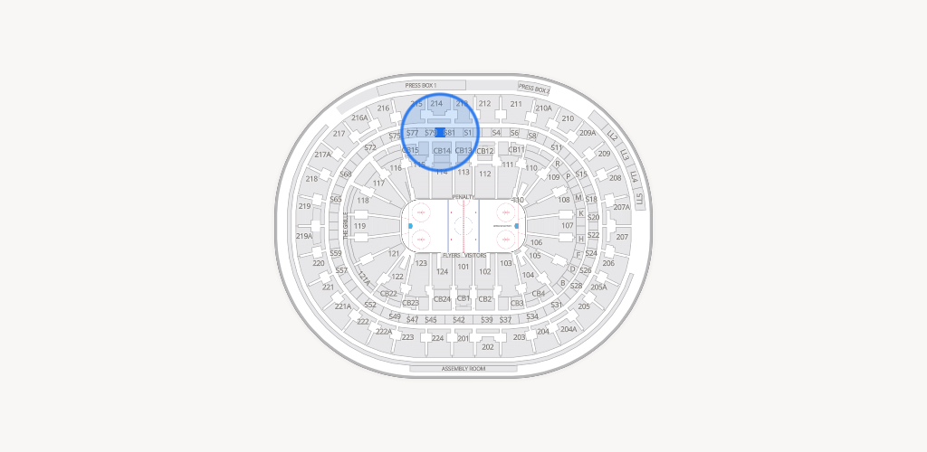 Xfinity Mobile Arena Seating Chart