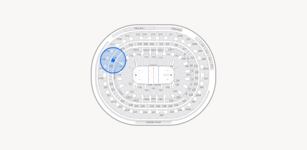 Xfinity Mobile Arena Seating Chart
