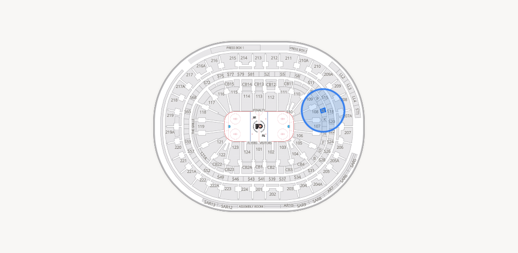 Xfinity Mobile Arena Seating Chart