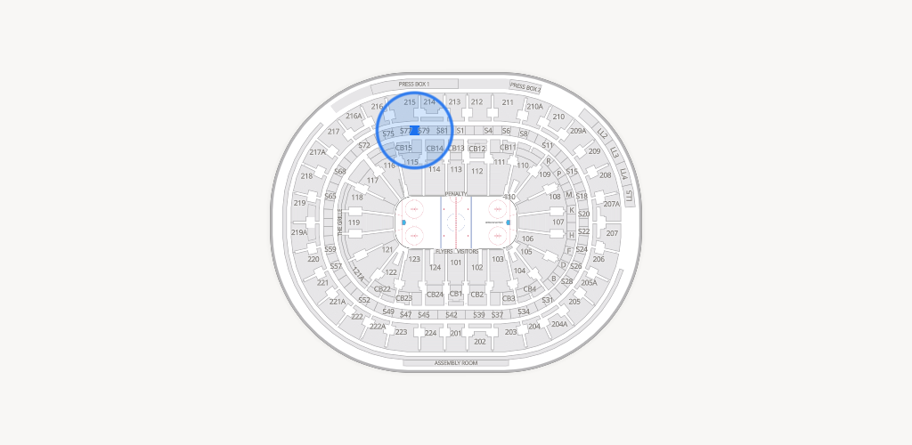 Xfinity Mobile Arena Seating Chart