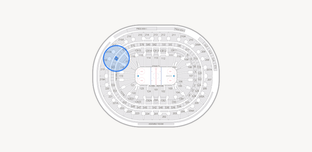 Xfinity Mobile Arena Seating Chart