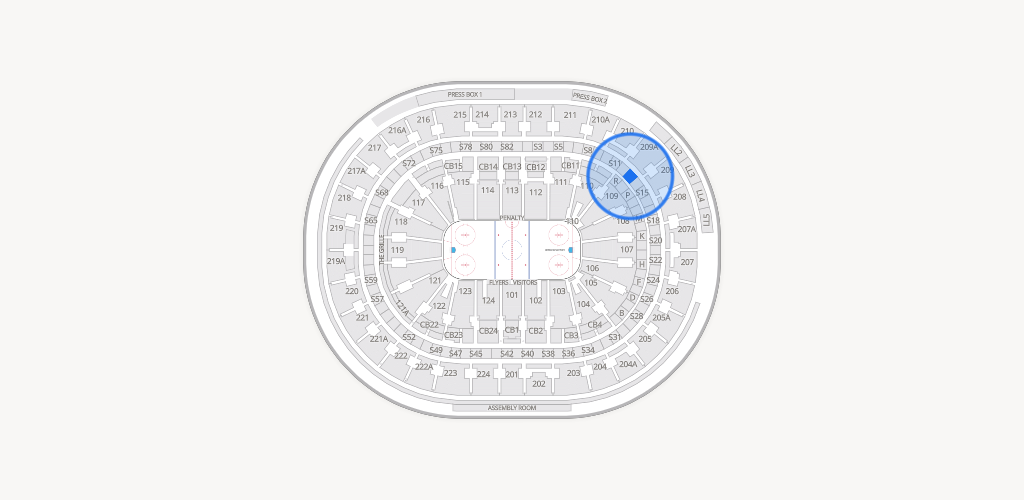 Xfinity Mobile Arena Seating Chart