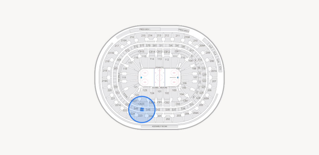 Xfinity Mobile Arena Seating Chart