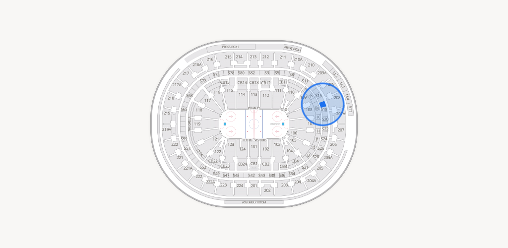 Xfinity Mobile Arena Seating Chart