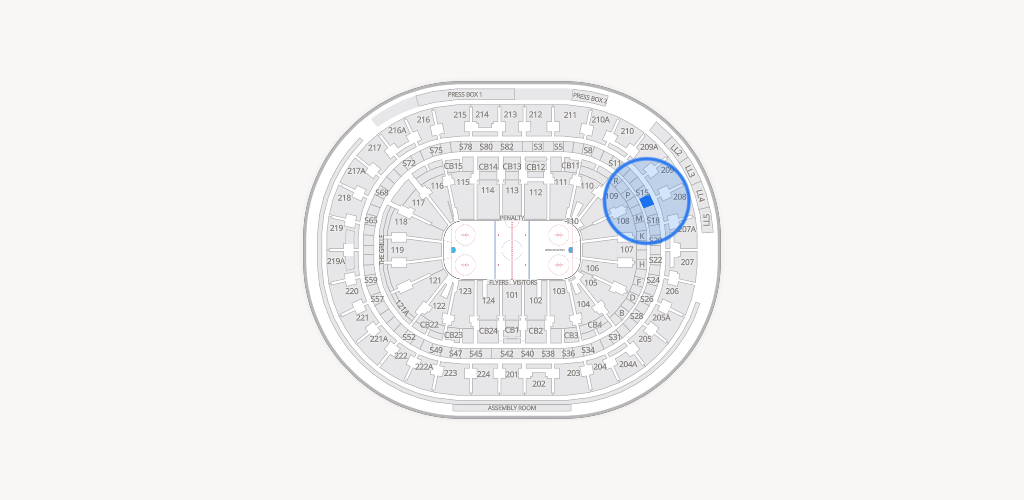 Xfinity Mobile Arena Seating Chart