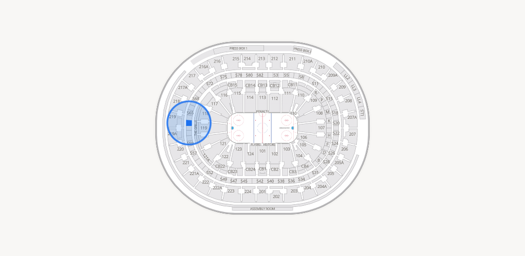 Xfinity Mobile Arena Seating Chart