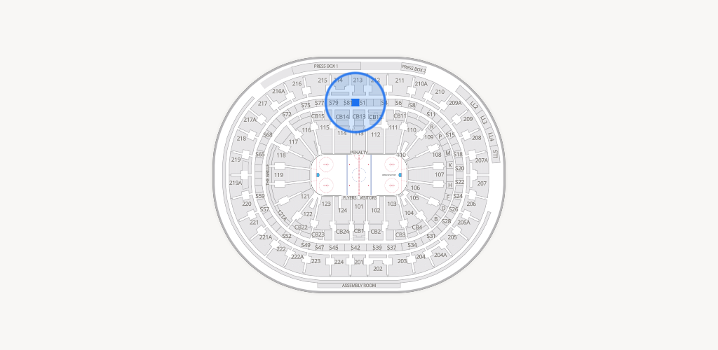 Xfinity Mobile Arena Seating Chart