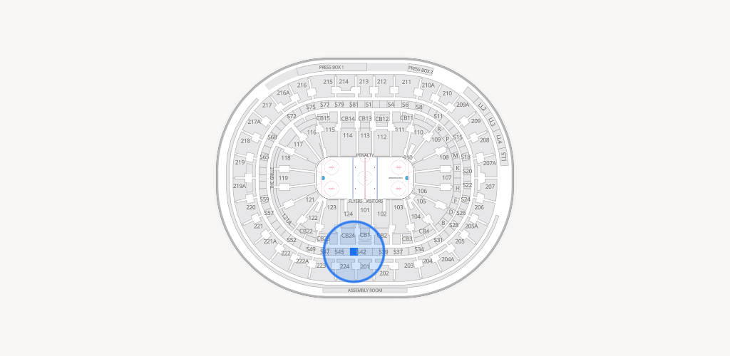 Xfinity Mobile Arena Seating Chart
