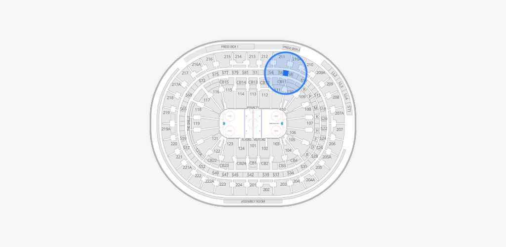 Xfinity Mobile Arena Seating Chart