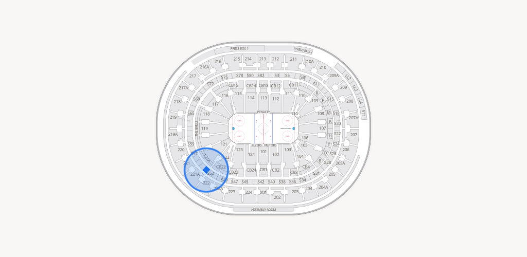 Xfinity Mobile Arena Seating Chart
