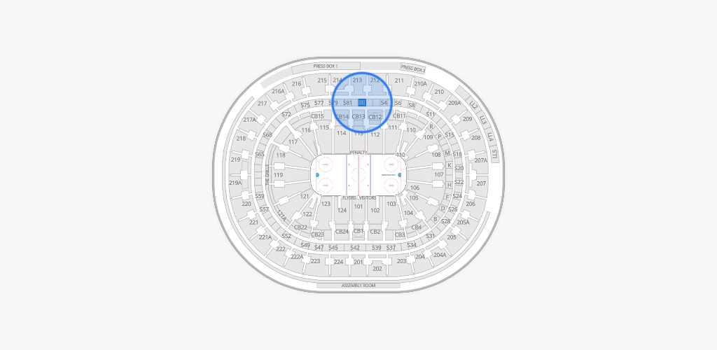 Xfinity Mobile Arena Seating Chart