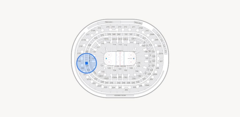 Xfinity Mobile Arena Seating Chart