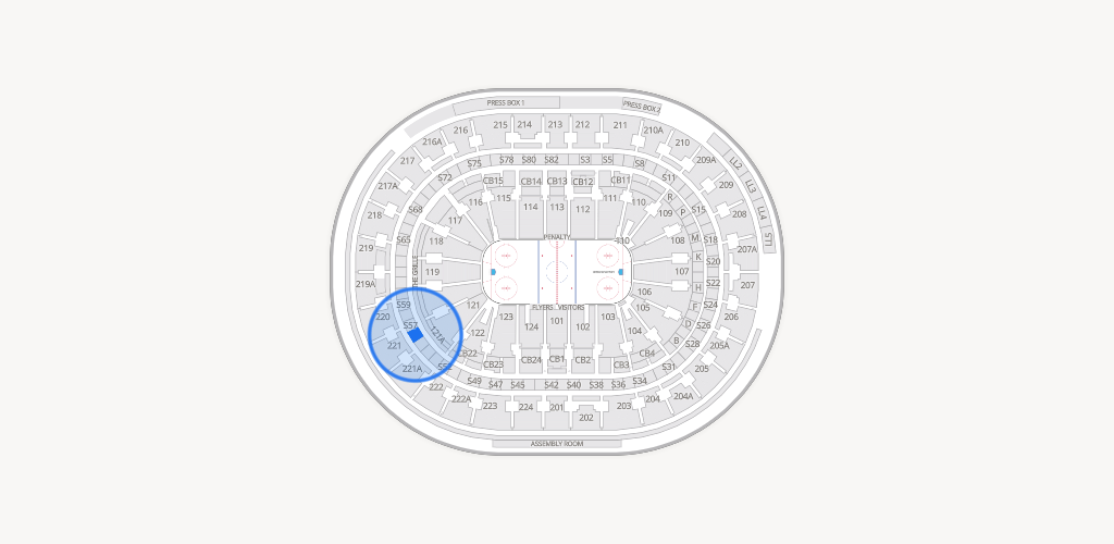 Xfinity Mobile Arena Seating Chart