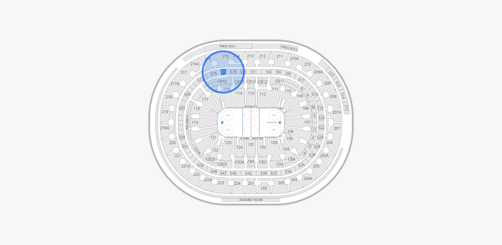 Xfinity Mobile Arena Seating Chart
