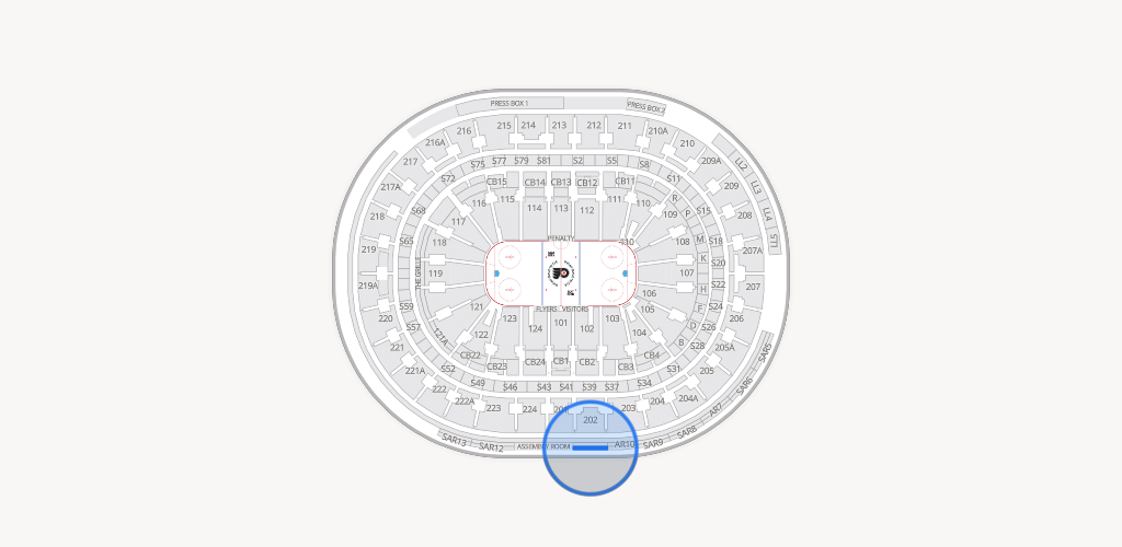 Xfinity Mobile Arena Seating Chart
