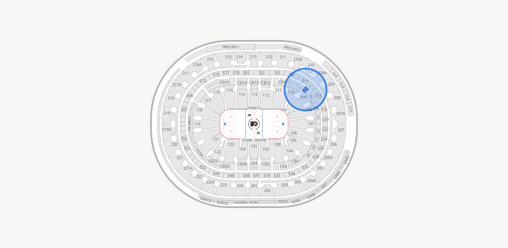 Xfinity Mobile Arena Seating Chart