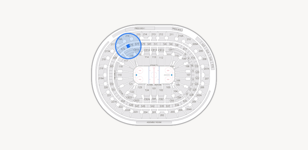 Xfinity Mobile Arena Seating Chart
