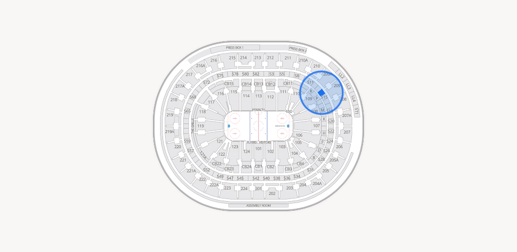 Xfinity Mobile Arena Seating Chart