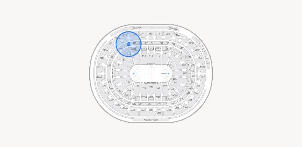 Xfinity Mobile Arena Seating Chart