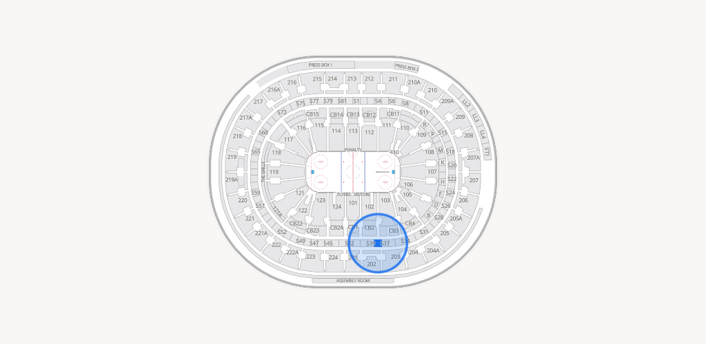 Xfinity Mobile Arena Seating Chart