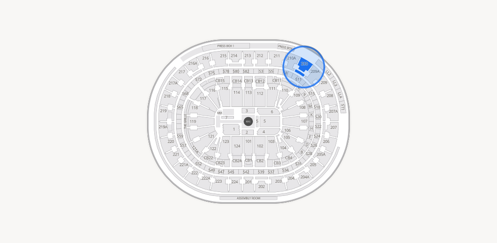 Xfinity Mobile Arena Seating Chart
