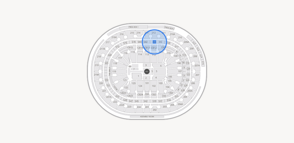 Xfinity Mobile Arena Seating Chart