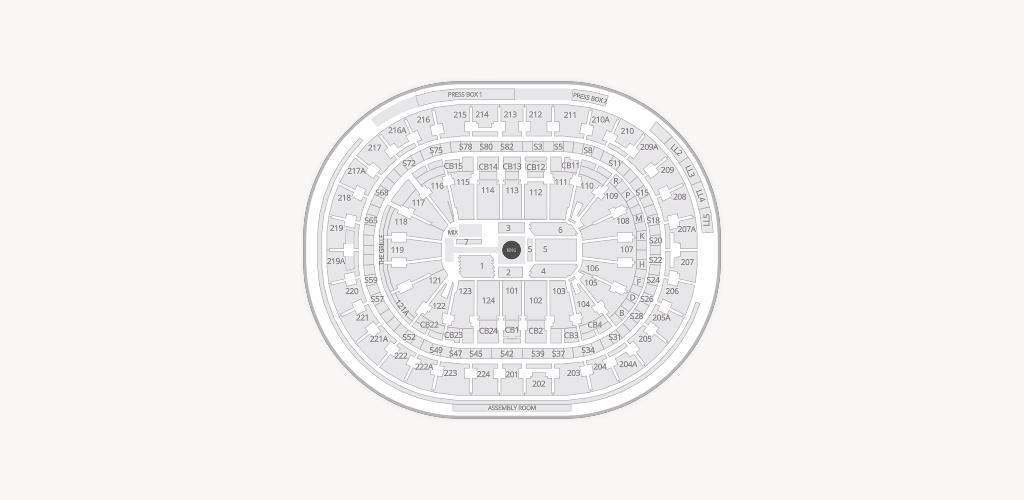 Xfinity Mobile Arena Seating Chart