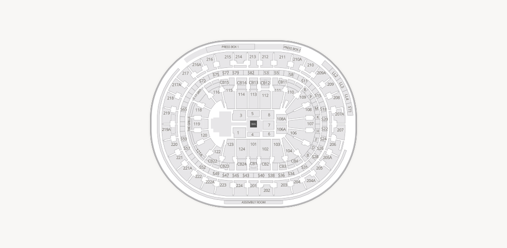 Xfinity Mobile Arena Seating Chart