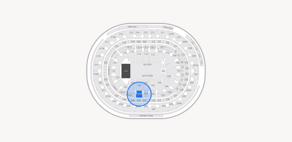 Xfinity Mobile Arena Seating Chart