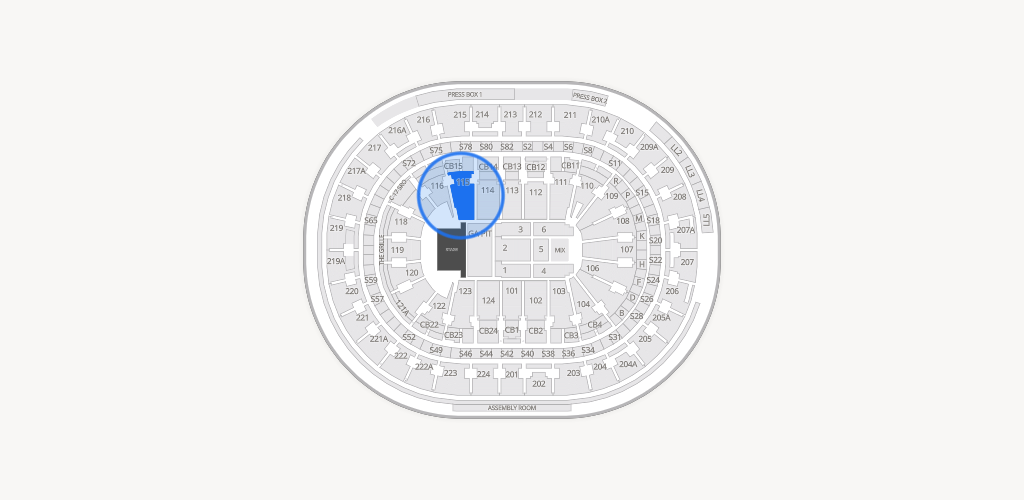 Xfinity Mobile Arena Seating Chart