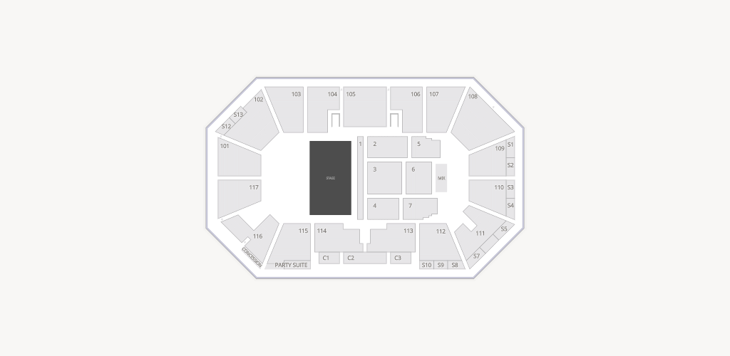Xtream Arena Seating Chart