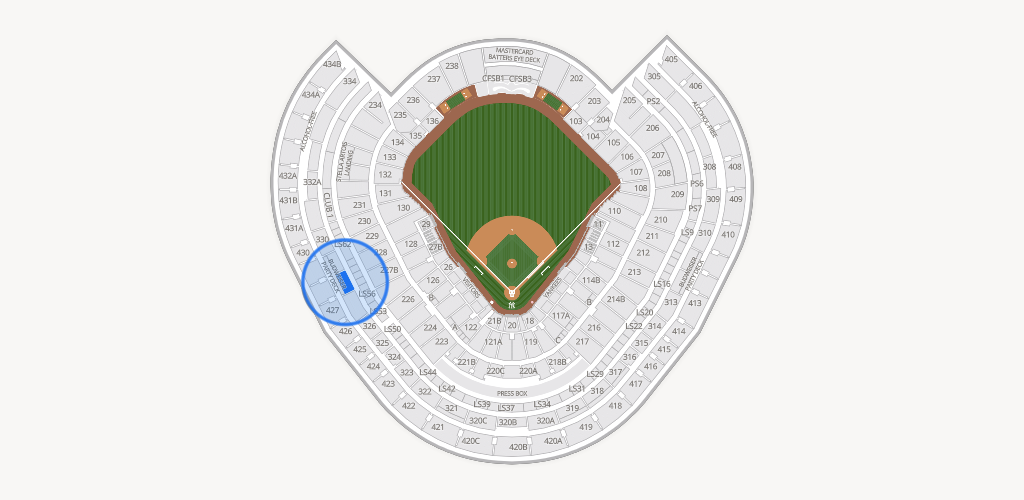 Yankee Stadium Seating Chart