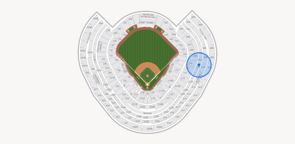 Yankee Stadium Seating Chart
