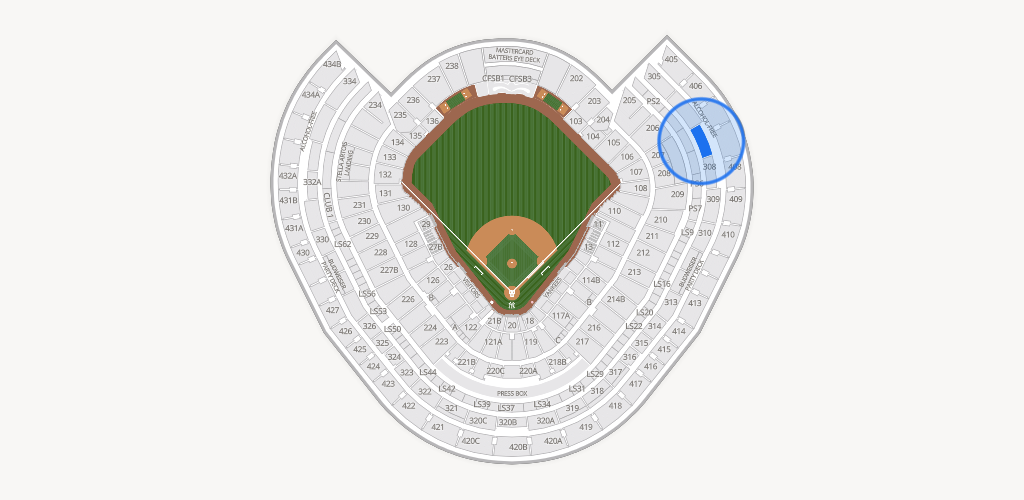 Yankee Stadium Seating Chart