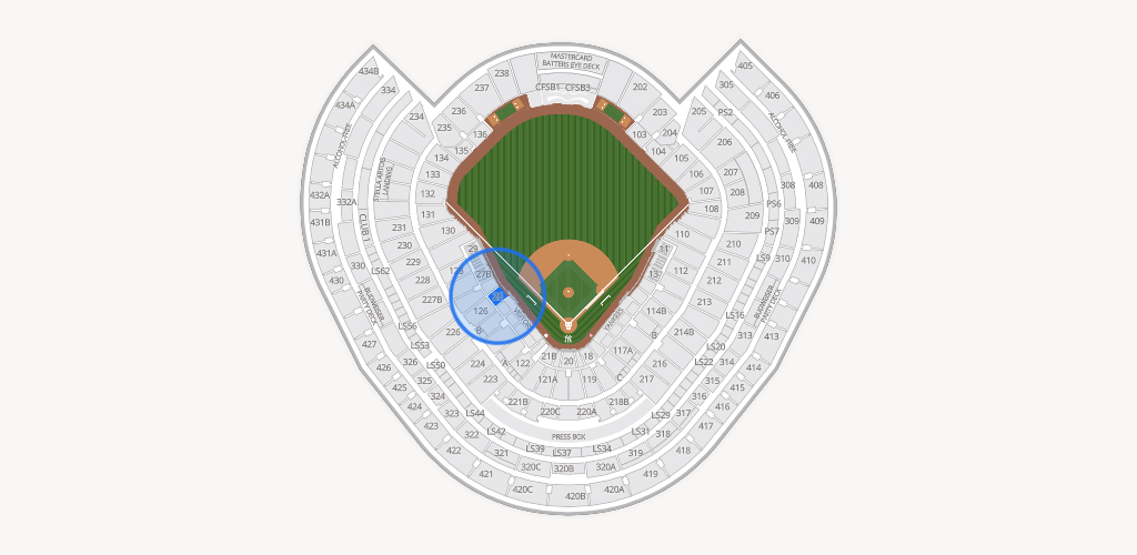 Yankee Stadium Seating Chart