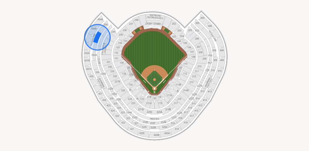 Yankee Stadium Seating Chart