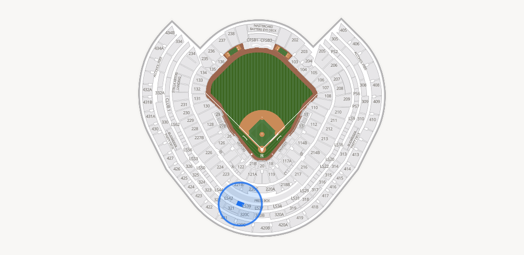 Yankee Stadium Seating Chart